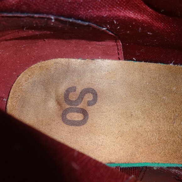 SO Broccoli women's combat boots size 8, Moniquewine color, side zip top buckles - Picture 4 of 13